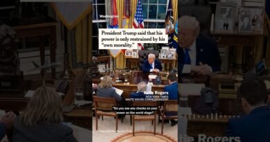 Trump Says His Only Limit on His Global Powers Is His ‘Own Morality’
