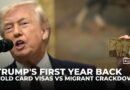 Trump’s first year back: gold visas for the rich, raids on migrants : Al Jazeera special coverage