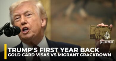 Trump’s first year back: gold visas for the rich, raids on migrants : Al Jazeera special coverage