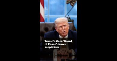 Trump’s Gaza ‘Board of Peace’ draws scepticism | AJ #shorts