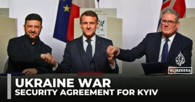 US backs security guarantees for Ukraine, as France and UK pledge troops