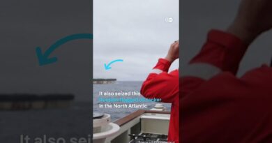 US siezes Russian-flagged oil tanker | DW News