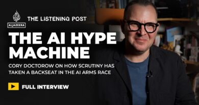 What is driving the AI hype machine? — Cory Doctorow | The Listening Post
