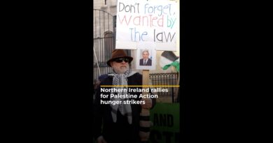Why support for Palestine Action hunger strikers runs deep in Belfast | AJ #shorts