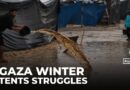 Winter misery in Gaza: Makeshift tents offer little protection from weather
