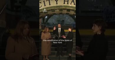 Zohran Mamdani sworn in as New York City’s mayor | AJ #shorts