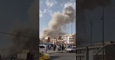 Al Jazeera reporter on the streets of Tehran as missiles hit the city | AJ #shorts