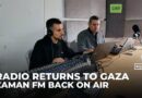 Defying the silence: Gaza radio station resumes broadcast from bombed ruins