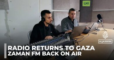 Defying the silence: Gaza radio station resumes broadcast from bombed ruins