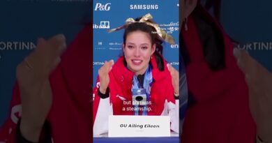 Eileen Gu’s emotional tribute to grandmother after Olympic gold