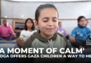 Gaza children learn yoga to heal from war trauma and find joy