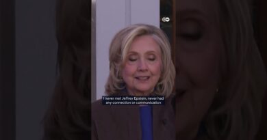 Hilary Clinton testifes on Epstein  | DW News