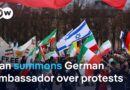 Iranian regime accuses Germany of ‘anti-Iranian activities’ and ‘destructive  positions’ | DW News