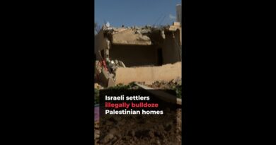 Israeli settlers illegally bulldoze Palestinian homes | #ajshorts