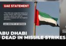 One dead in Iranian missiles strikes in Abu Dhabi