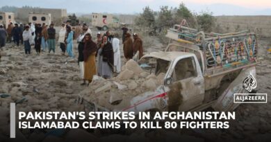 Pakistan claims strikes in Afghanistan killed 80 Taliban fighters; Afghanistan disputes the claim