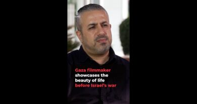 Palestinian filmmaker showcases the beauty of pre-war Gaza | AJ #shorts