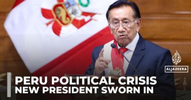 Peru appoints Jose Maria Balcazar as president, ninth leader in a decade