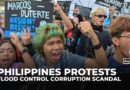 Protests erupt in Philippines over flood control corruption scandal
