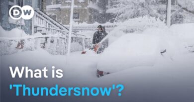 Rare thundersnow buries a large swath of the northeastern US | DW News