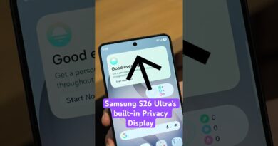 Samsung S26 Ultra’s built-in Privacy Display can be toggled on, off, or set to specific apps.