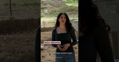 Settlers repeatedly chasing Palestinians out of occupied West Bank homes | AJ #shorts