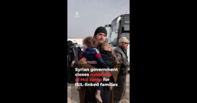 Syrian government closes al-Hol camp after chaos and unrest | AJ #shorts