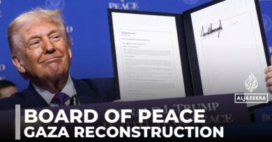 Trump announces billions of dollars in Gaza aid at Board of Peace meeting