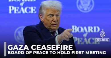 Trump to host first Gaza peace board meeting Thursday with $5bn pledged