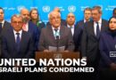 United Nations: Over 80 countries condemn Israeli settlement expansion in occupied West Bank