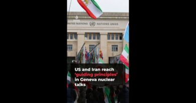US and Iran reach ‘guiding principles’ in Geneva nuclear talks | #ajshorts