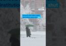 US East Coast struggles with snowstorm aftermath | DW News