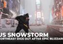 US northeast digs out after historic snowstorm that disrupted flights and schools, more snow looms