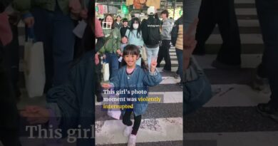 Video of girl being shoved in Japan sparks online outrage