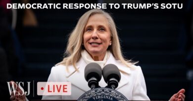 Watch Live: Gov. Spanberger Delivers Democratic Response to Trump’s SOTU | WSJ