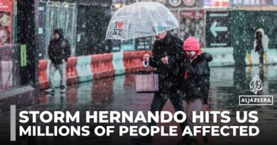 Winter storm Hernando brings blizzard conditions to US Northeast