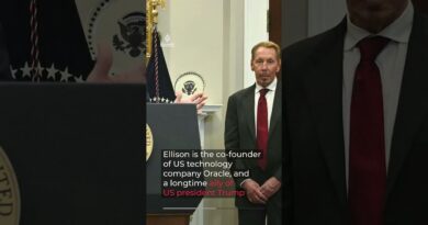 Activists label Larry Ellison’s yacht ‘The Trump Propagandist’ | AJ #shorts