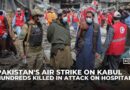 Afghanistan accuses Pakistan of killing 400 in attack on Kabul hospital