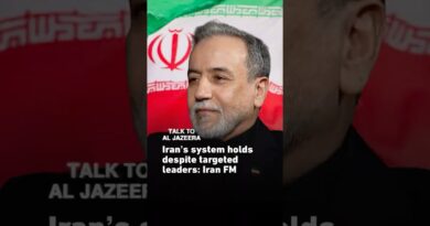 Araghchi: Iran’s system holds despite targeted leaders | Talk to Al Jazeera #shorts