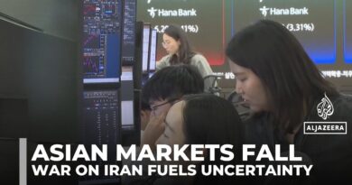 Asian markets tumble as the US-Israeli war on Iran fuels uncertainty