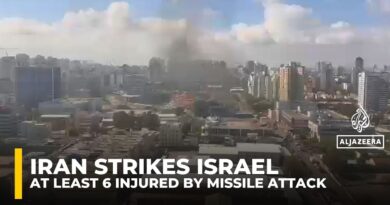 At least six people injured across central Israel after Iran fired missiles