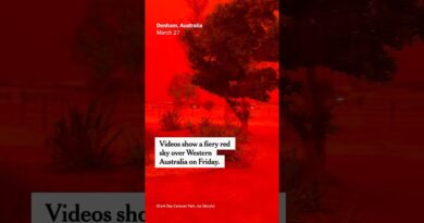 Australia Skies Turn Blood Red Ahead of Cyclone