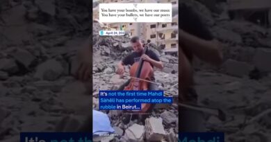 Cellist performs amid rubble in Southern Beirut | DW News