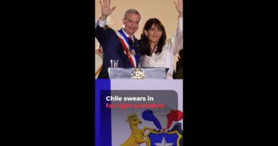 Chile’s new far-right president is sworn in | AJ #shorts