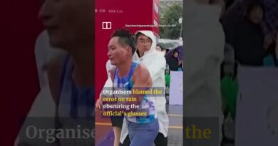 Chinese marathon official banned for blocking winner near finish line