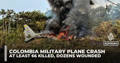 Colombian military plane crash kills at least 66, wounds dozens