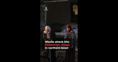 Dozens injured after missile attack hits northern Israel | AJ #shorts