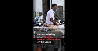 Dozens missing after US sinks Iranian military ship off Sri Lanka | AJ #shorts
