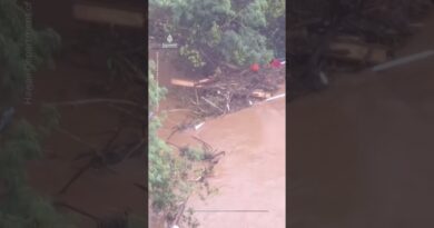 Drone footage captures flooding across Oahu, Hawaii