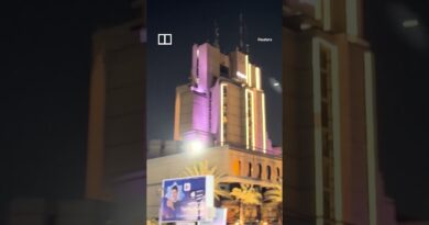 Eyewitness footage of drone attacks on US embassy in Iraq